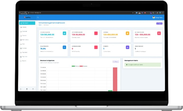 ShulePay dashboard preview